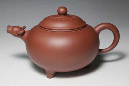 陸虹煒手製‧如意牛壺d